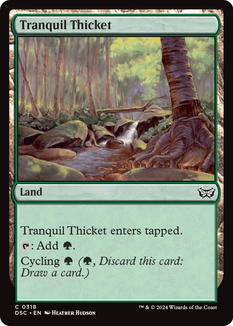 Tranquil Thicket (DSC-318) [Duskmourn: House of Horror Commander]