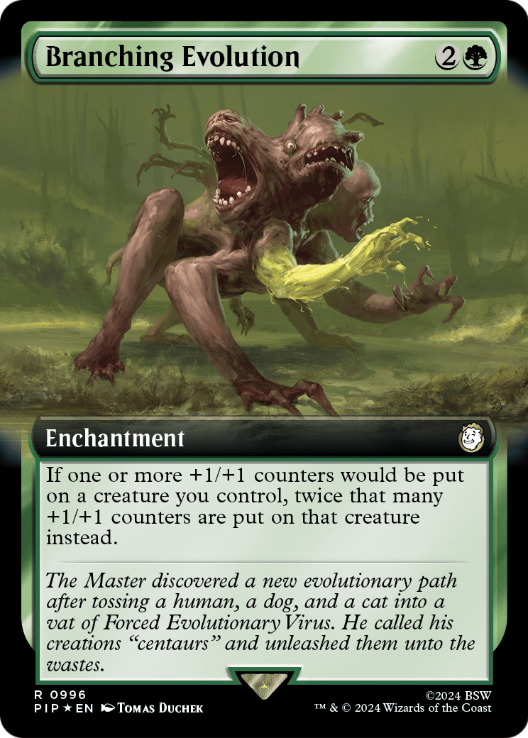 Branching Evolution (Extended Art) (Surge Foil) (PIP-996) [Fallout] Foil
