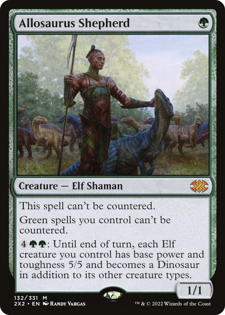 Allosaurus Shepherd (2X2-132) [Double Masters 2022] Foil
