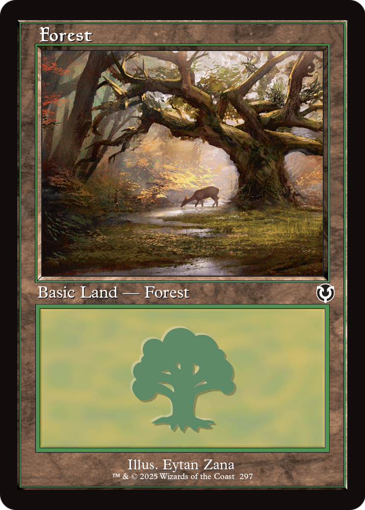 Forest (INR-297) (Retro Frame) [Innistrad Remastered] Foil
