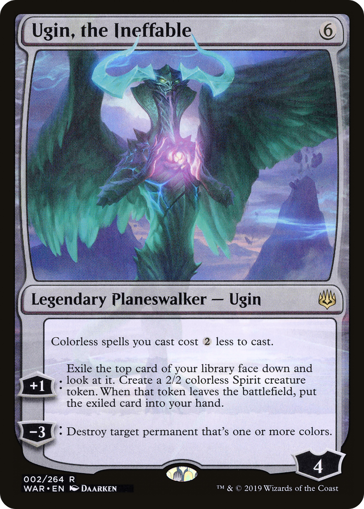 Ugin, the Ineffable (WAR-002) [War of the Spark] Foil