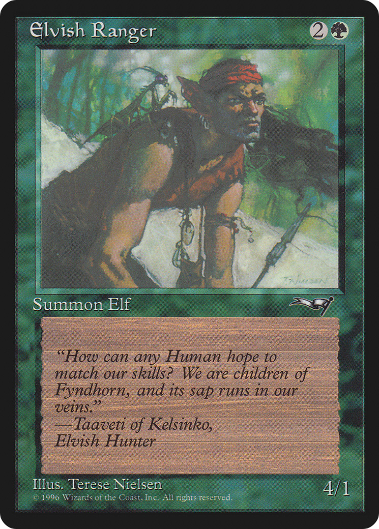 Elvish Ranger (Male) (ALL-068) [Alliances]
