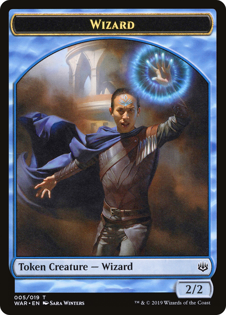 Wizard Token (WAR-005) [War of the Spark Tokens]