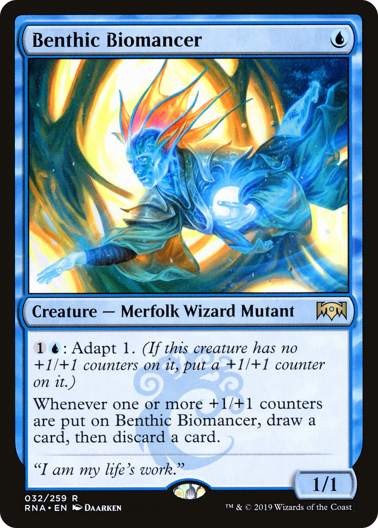 Benthic Biomancer (RNA-032) [Ravnica Allegiance] Foil