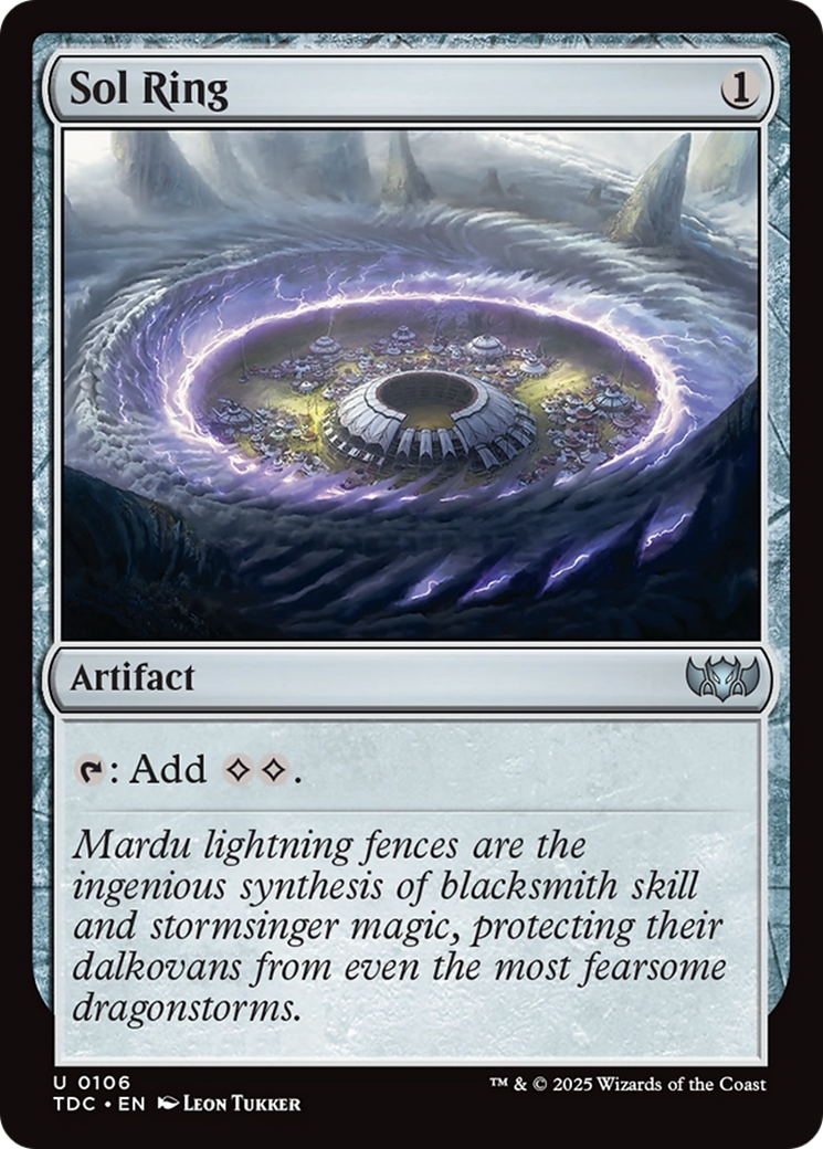 Sol Ring (TDC-106) [Commander: Tarkir: Dragonstorm]