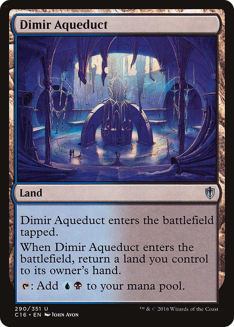Dimir Aqueduct (C16-290) [Commander 2016]