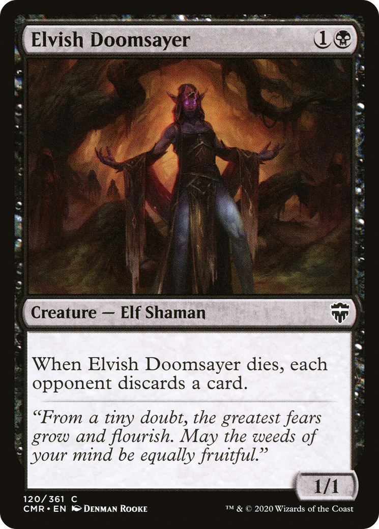 Elvish Doomsayer (CMR-120) [Commander Legends]