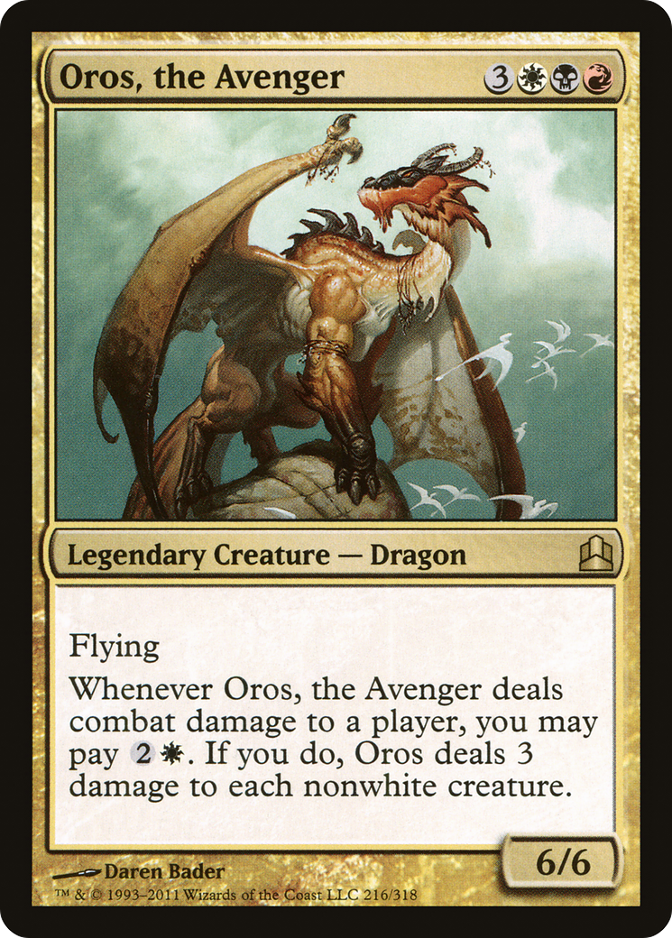 Oros, the Avenger (CMD-216) [Commander 2011]