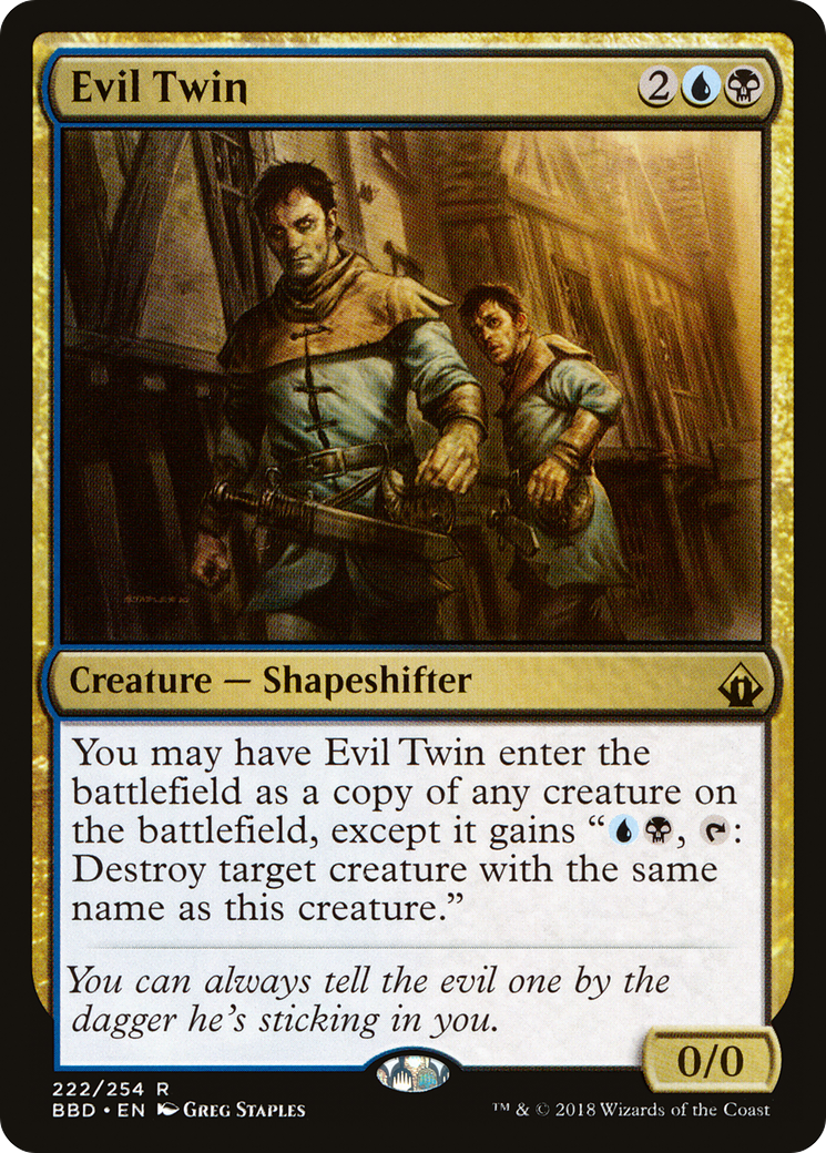 Evil Twin (BBD-222) [Battlebond] Foil