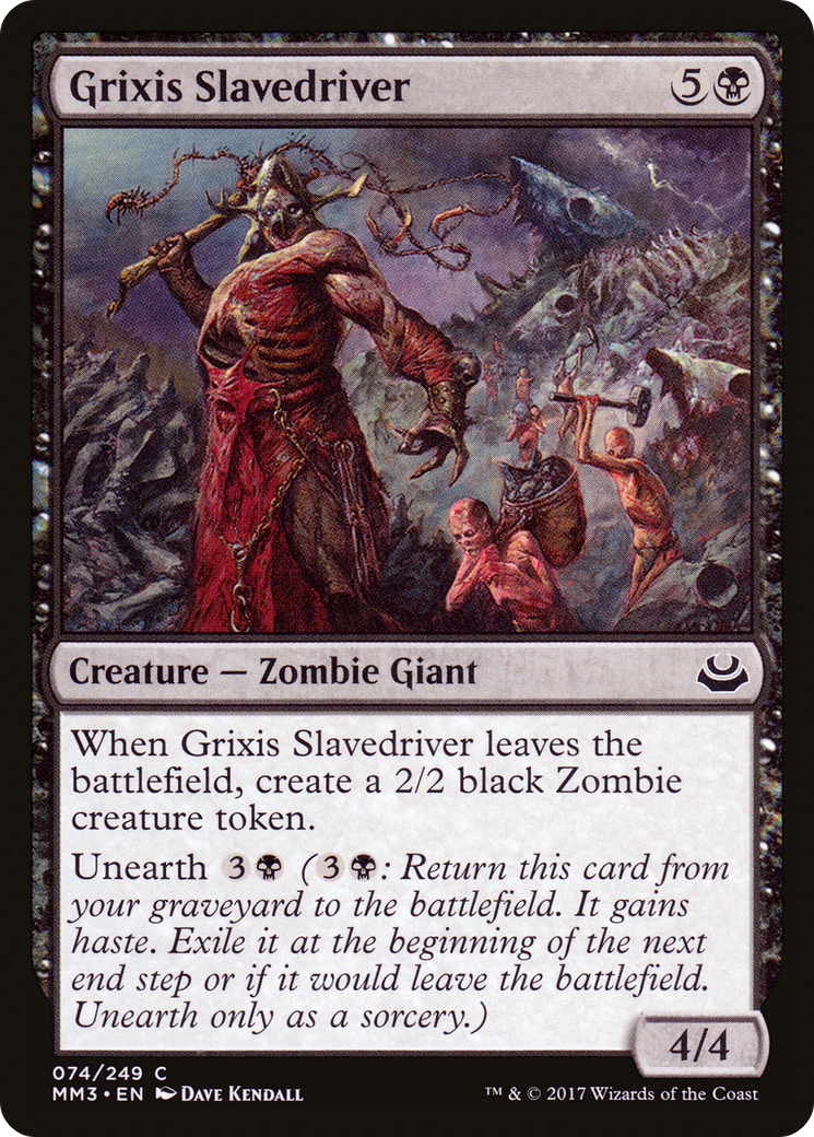 Grixis Slavedriver (MM3-074) [Modern Masters 2017] Foil