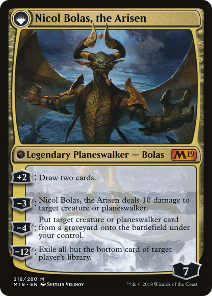 Nicol Bolas, the Ravager (M19-218) [Core Set 2019]