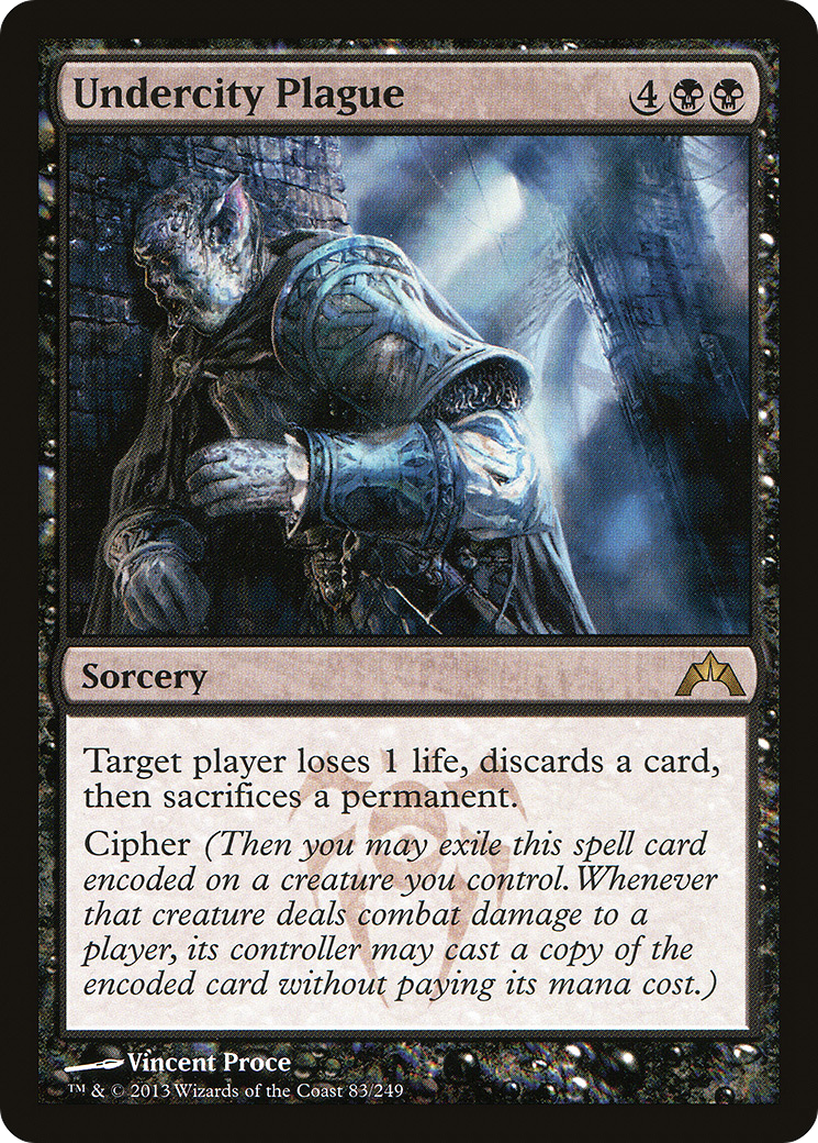 Undercity Plague (GTC-083) [Gatecrash] Foil