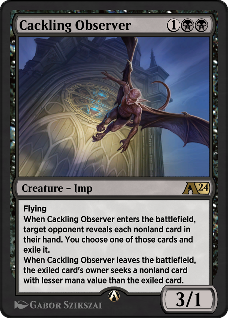 Cackling Observer (YMKM-009) [Alchemy: Murders at Karlov Manor ]