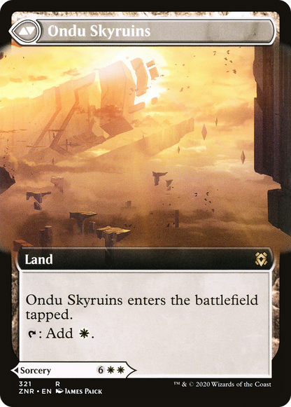 Ondu Inversion (Extended Art) (ZNR-321) [Zendikar Rising]