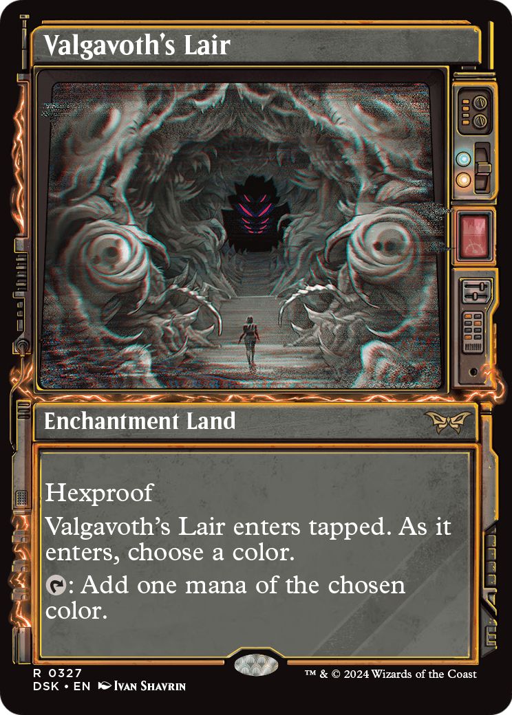 Valgavoth's Lair (Showcase) (DSK-327) [Duskmourn: House of Horror] Foil