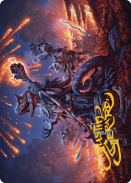 Valley Flamecaller // Valley Flamecaller (ABLB-021) (Borderless) [Bloomburrow Art Series]