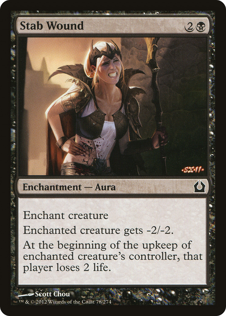 Stab Wound (RTR-078) [Return to Ravnica]