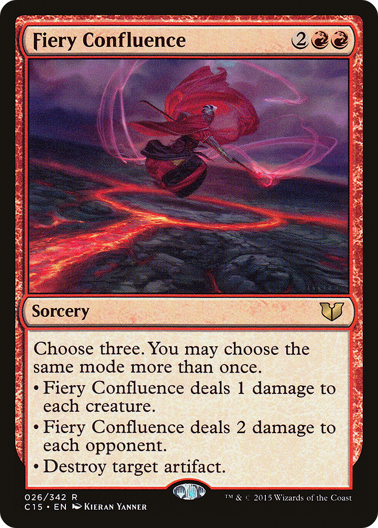 Fiery Confluence (C15-026) [Commander 2015]