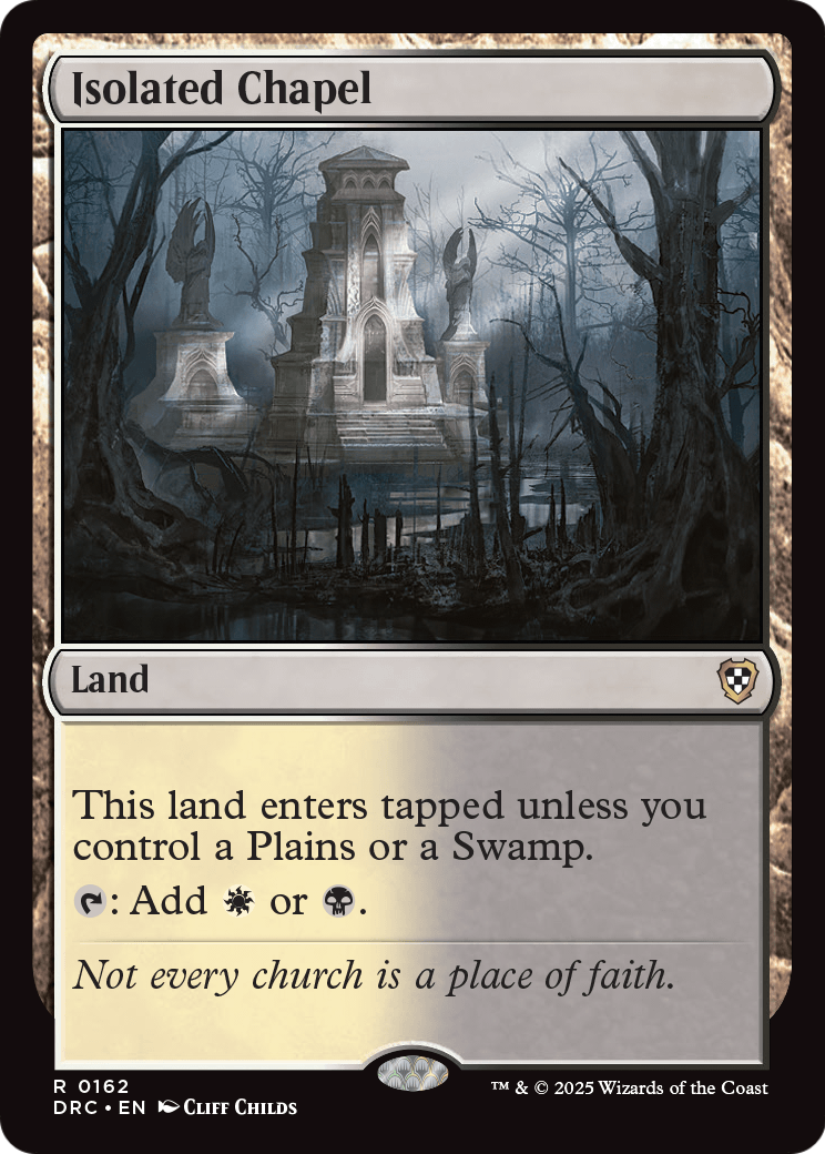 Isolated Chapel (DRC-162) [Commander: Aetherdrift]