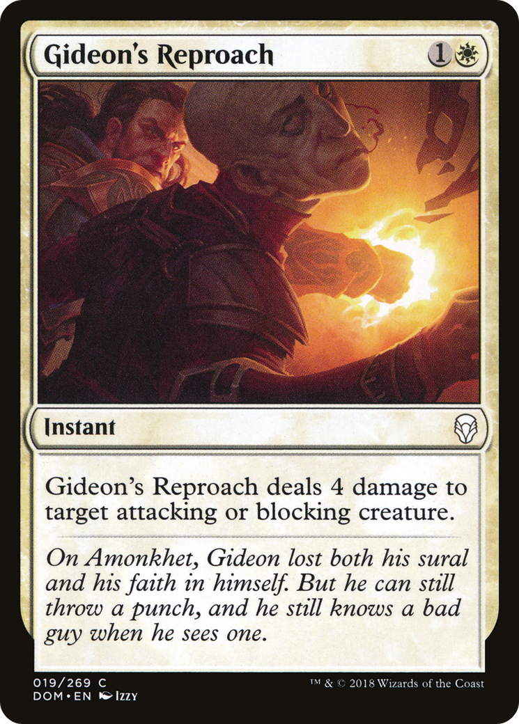 Gideon's Reproach (DOM-019) [Dominaria]