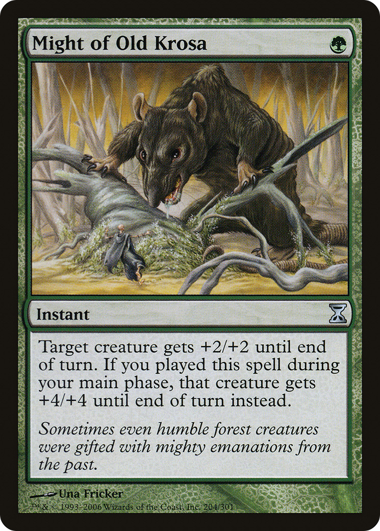 Might of Old Krosa (TSP-204) [Time Spiral]