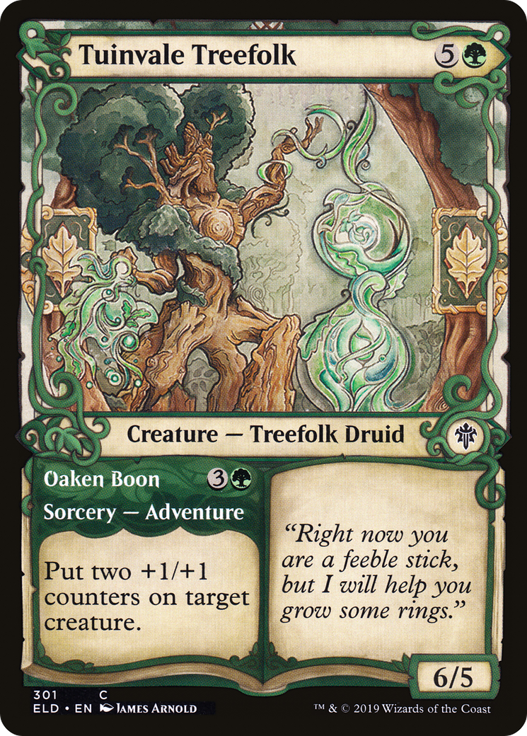 Tuinvale Treefolk (Showcase) (ELD-301) [Throne of Eldraine]