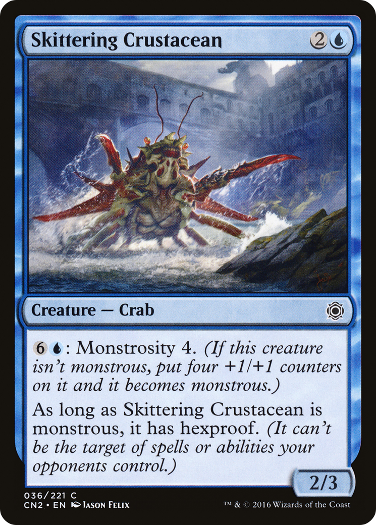 Skittering Crustacean (CN2-036) [Conspiracy: Take the Crown] Foil