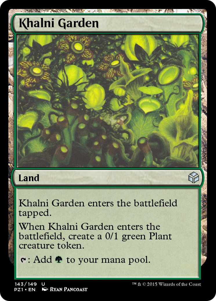 Khalni Garden (PZ1-143) [Legendary Cube Prize Pack] Foil