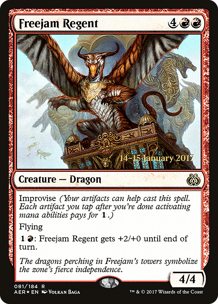 Freejam Regent (PRE-81S) [Aether Revolt Promos] Foil