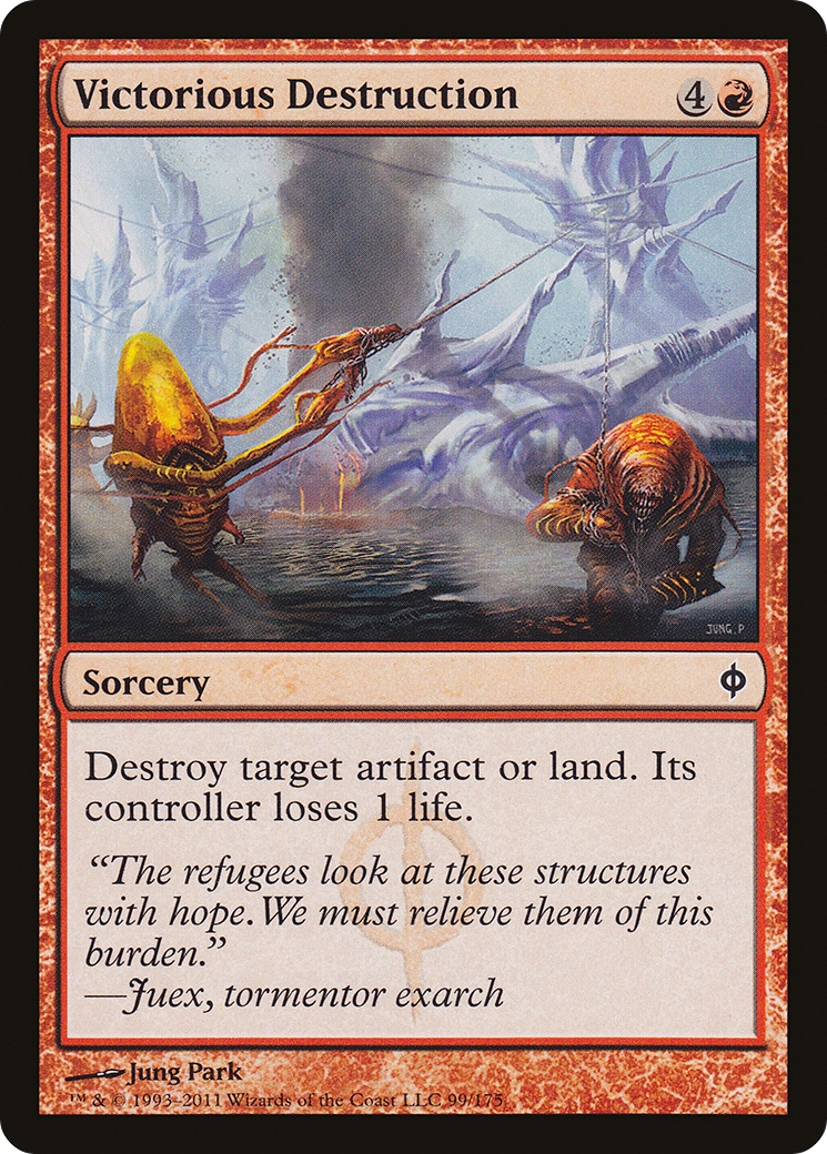 Victorious Destruction (NPH-099) [New Phyrexia] Foil
