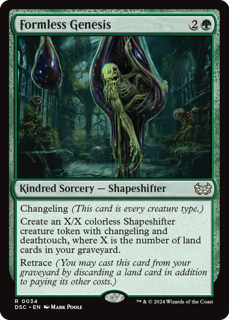 Formless Genesis (DSC-034) [Duskmourn: House of Horror Commander]