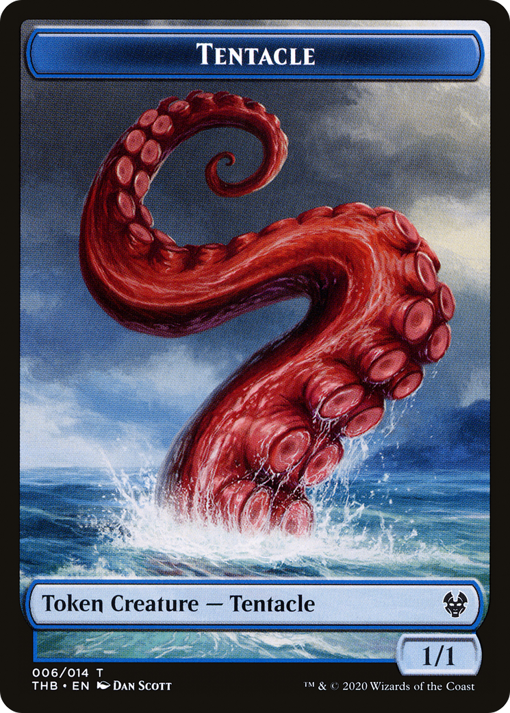 Tentacle (TTHB-006) [Theros Beyond Death Tokens] Foil