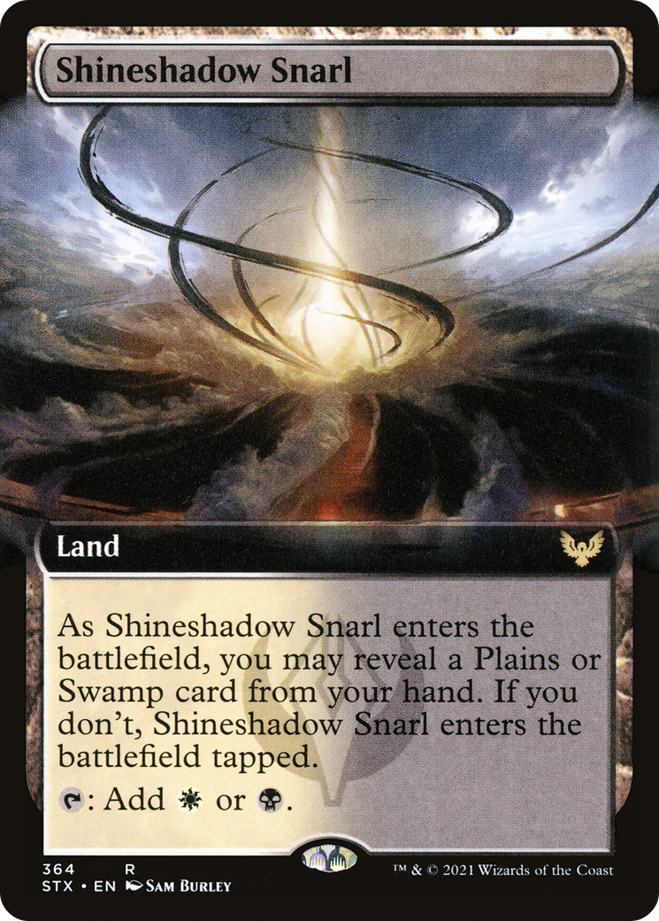 Shineshadow Snarl (Extended Art) (STX-364) [Strixhaven: School of Mages]