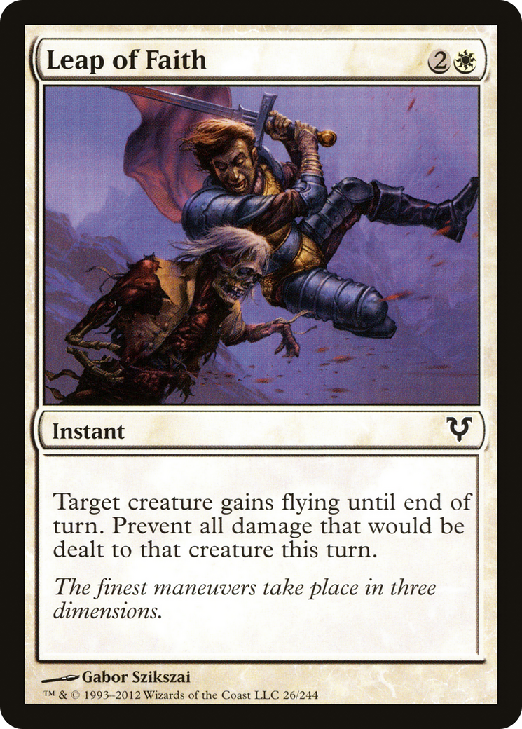 Leap of Faith (AVR-026) [Avacyn Restored] Foil