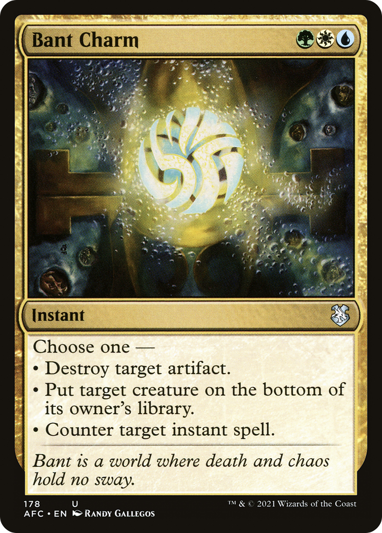 Bant Charm (AFC-178) [Forgotten Realms Commander]
