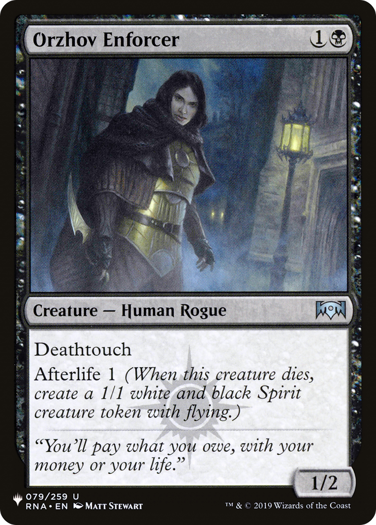 Orzhov Enforcer (LIST-RNA-79) [The List]
