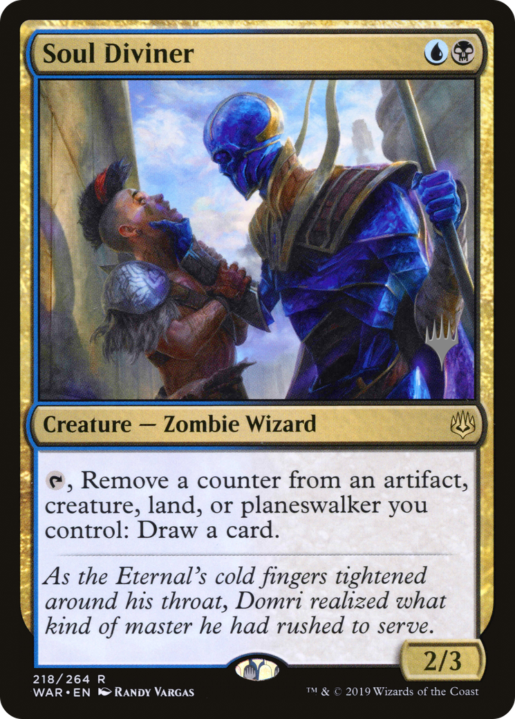 Soul Diviner (PPELD-218) [Promo Pack: War of the Spark Promos] Foil