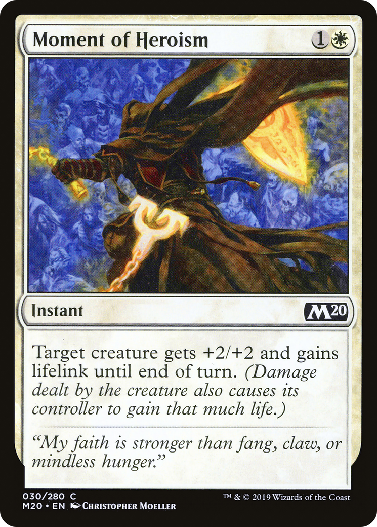 Moment of Heroism (M20-030) [Core Set 2020] Foil