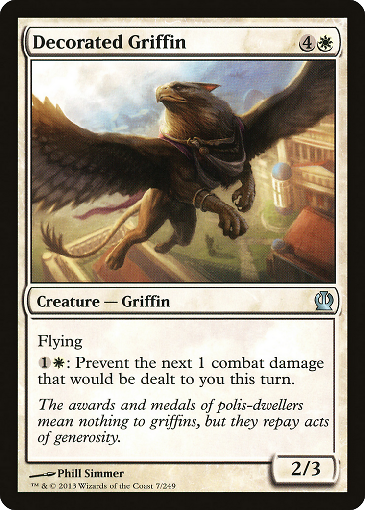 Decorated Griffin (THS-007) [Theros]