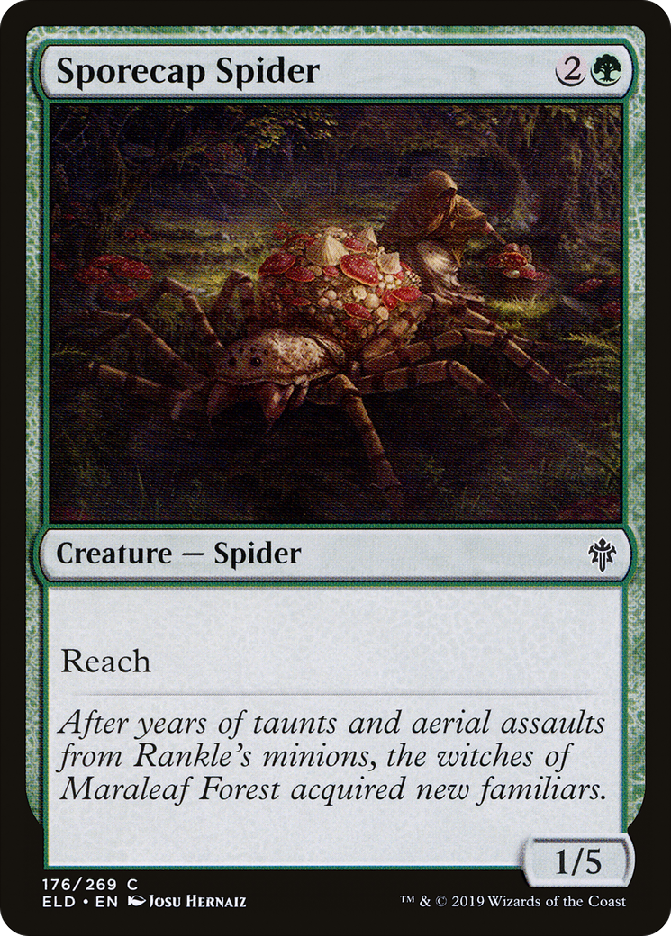 Sporecap Spider (ELD-176) [Throne of Eldraine] Foil