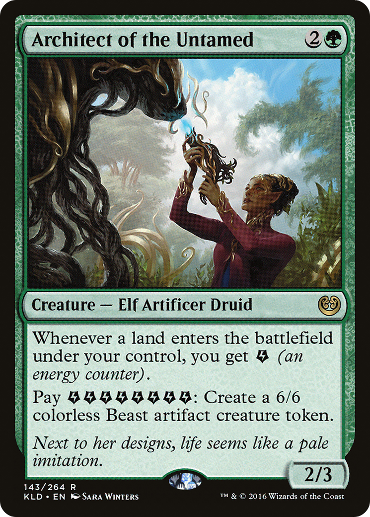 Architect of the Untamed (KLD-143) [Kaladesh] Foil