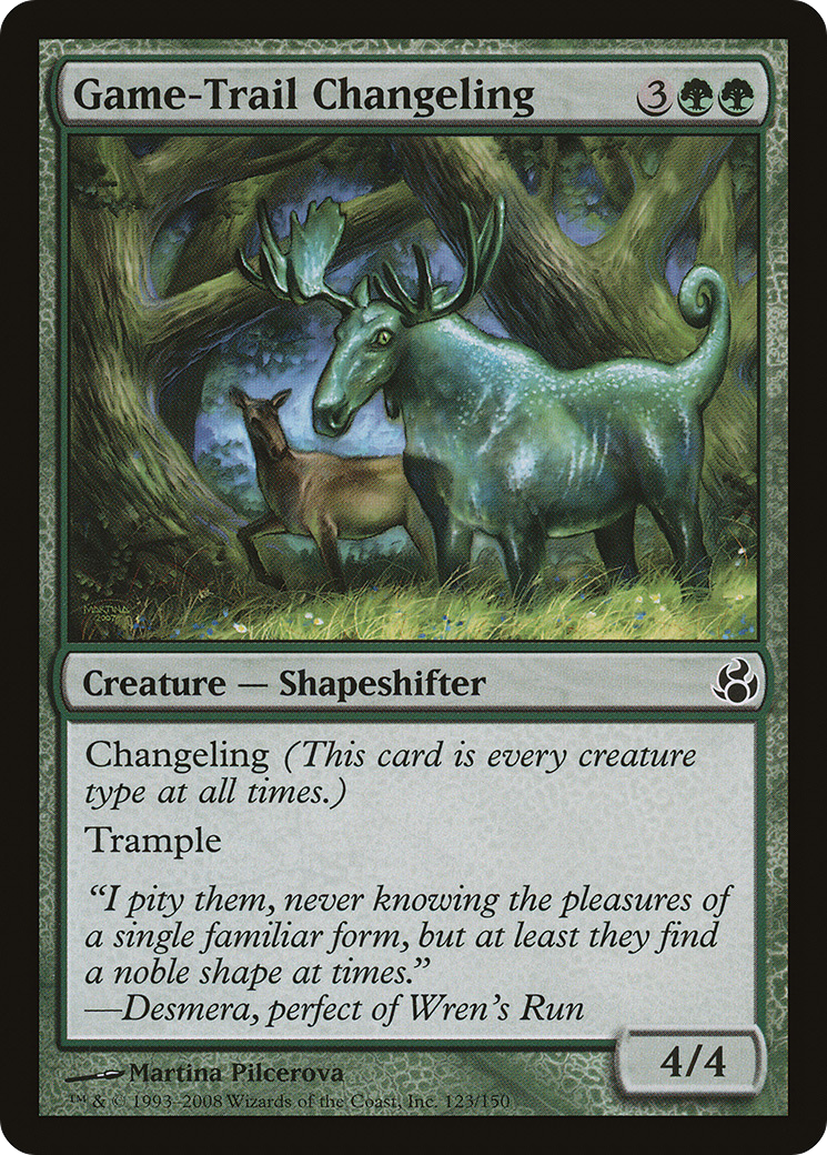 Game-Trail Changeling [Morningtide] Foil