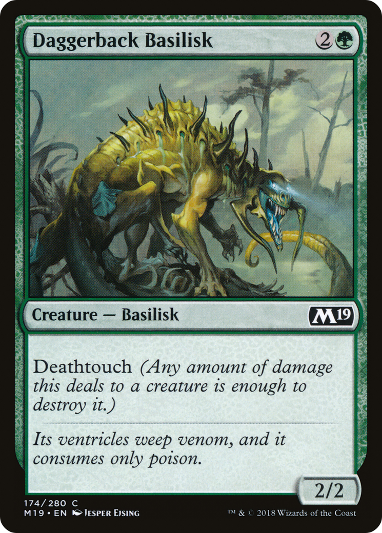 Daggerback Basilisk (M19-174) [Core Set 2019]