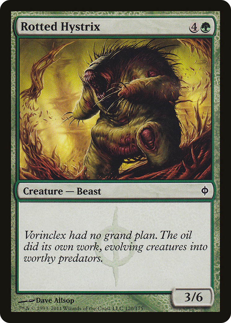 Rotted Hystrix (NPH-120) [New Phyrexia]