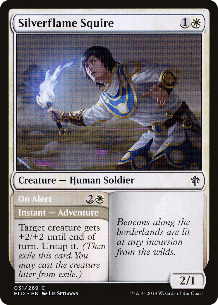Silverflame Squire (ELD-031) [Throne of Eldraine]