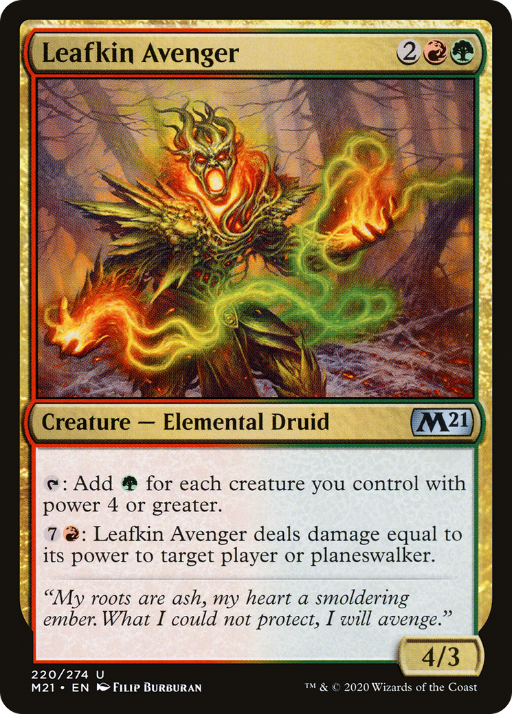 Leafkin Avenger (M21-220) [Core Set 2021] Foil