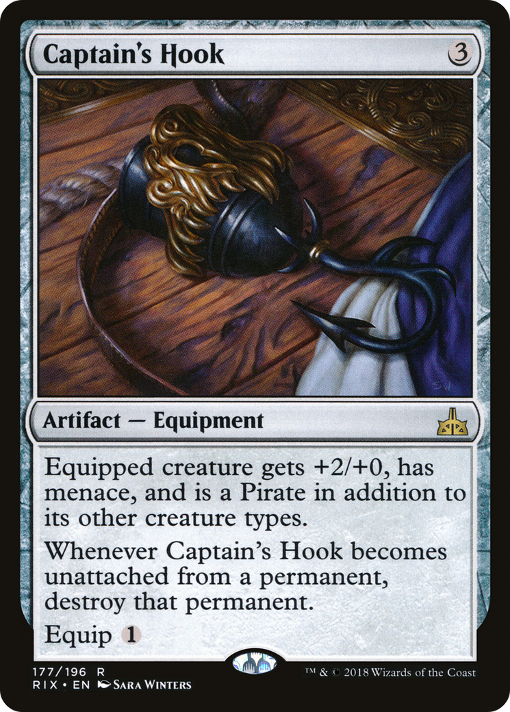 Captain's Hook (RIX-177) [Rivals of Ixalan] Foil
