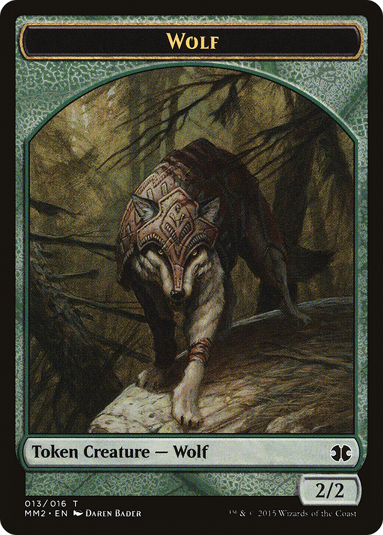 Wolf Token (MM2-013) [Modern Masters 2015 Tokens]
