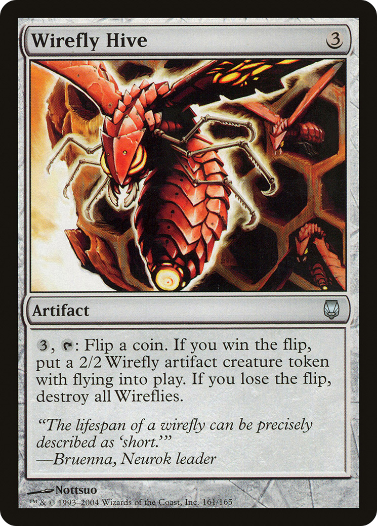 Wirefly Hive (DST-161) [Darksteel] Foil