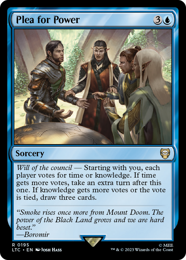 Plea for Power (LTC-195) [Tales of Middle-earth Commander]